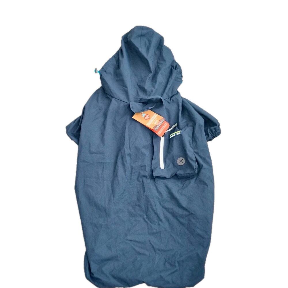 Arcadia Trail XL Navy Blue Waterproof Windbreaker Rain Jacket Dogs 37.5" NEW
